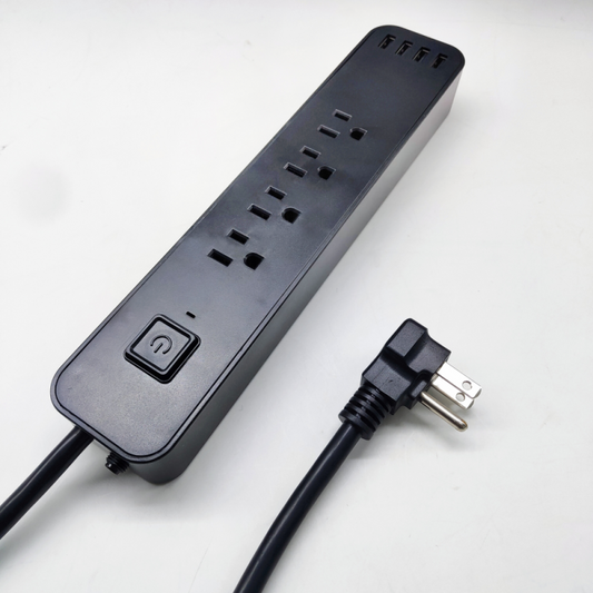 4 A/C USA power strip surge protector with 4 USB SP04CM